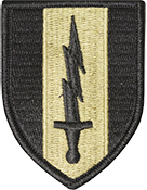 1st Signal Brigade OCP Scorpion Shoulder Patch With Velcro